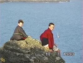 Philip Stone and Peter Furneaux at Sharp Tor